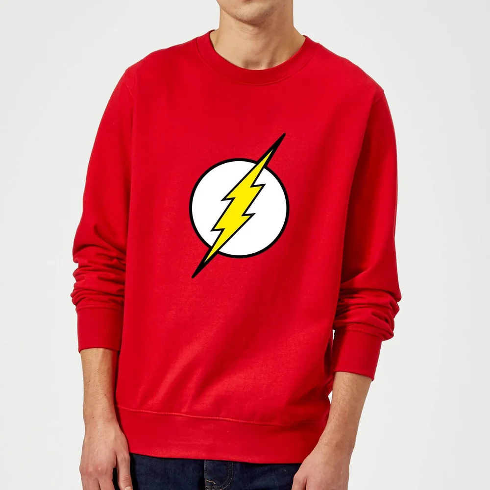 Justice League Flash Logo Sweatshirt - Red - S Image 1