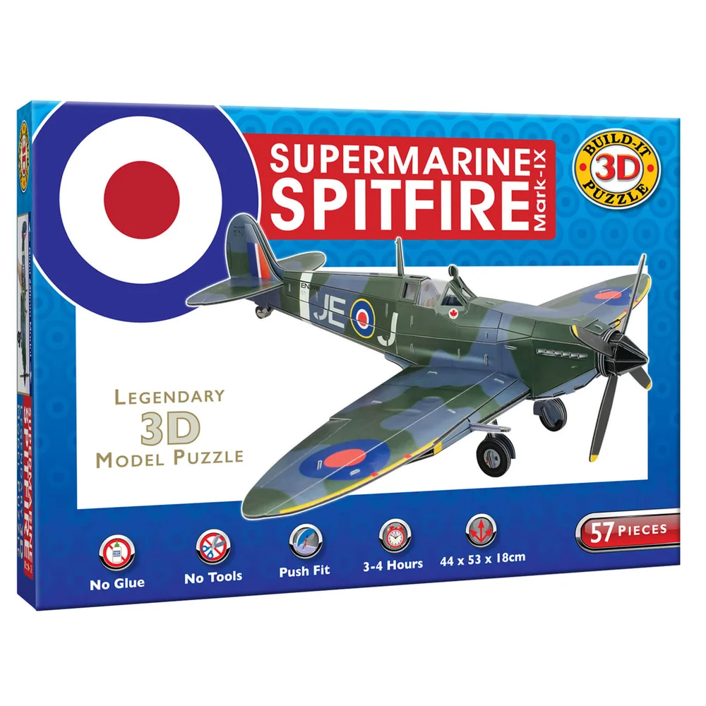 Build it 3D Spitfire Puzzle Image 1