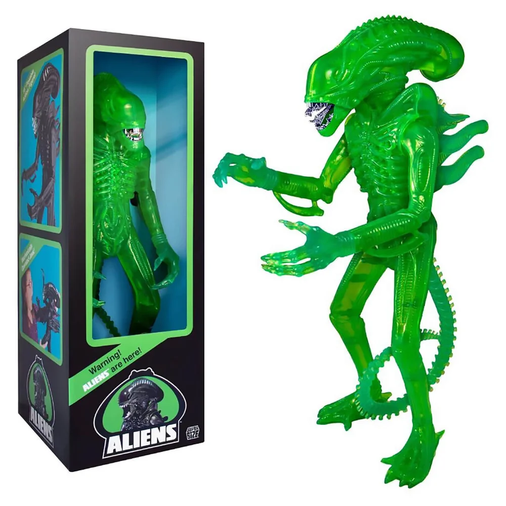 Super7 Alien 18 Inch Blood Acid Green Xenomorph Figure Image 1