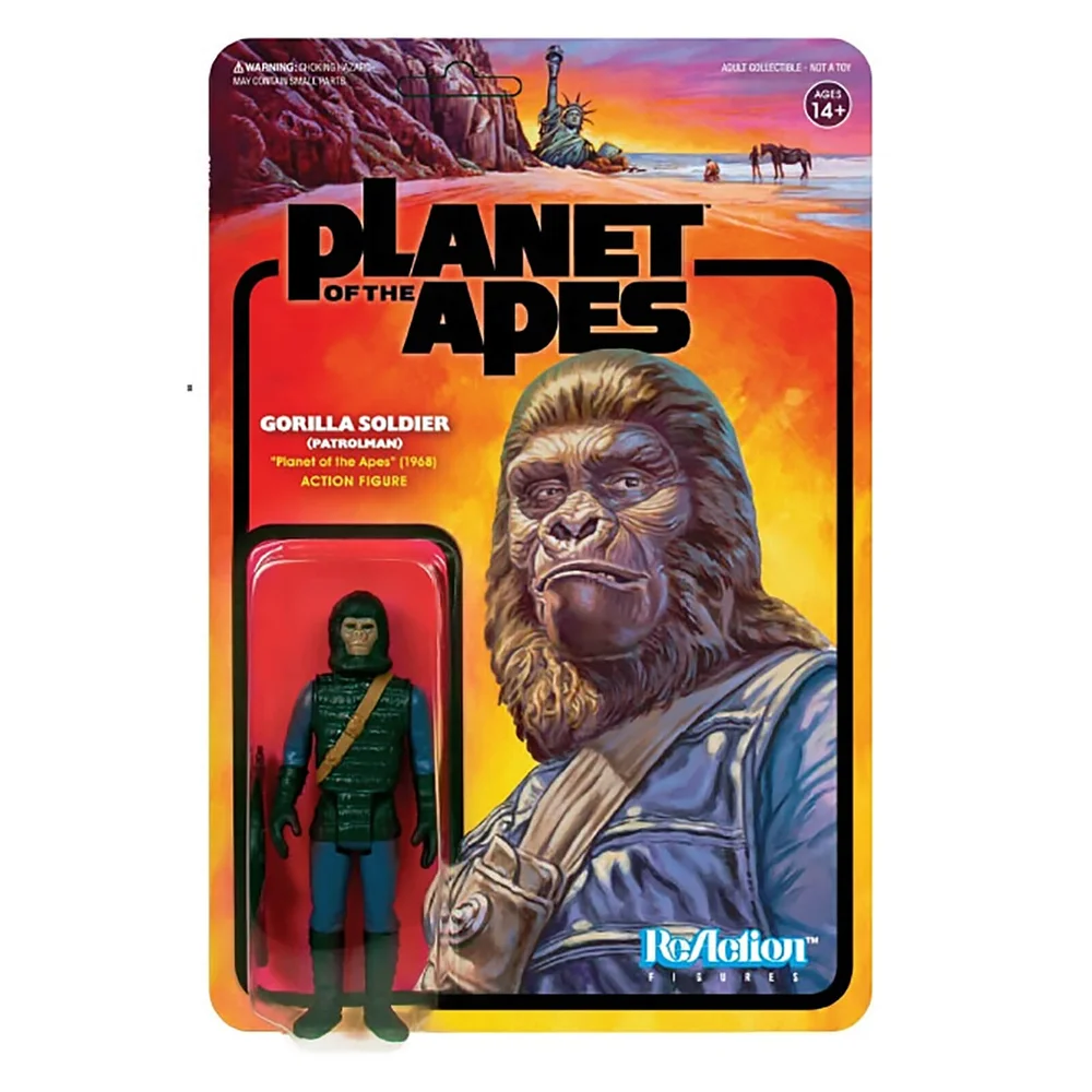 Super7 Planet of the Apes ReAction Figure - Ape Soldier 2 (Patrolman) Image 1