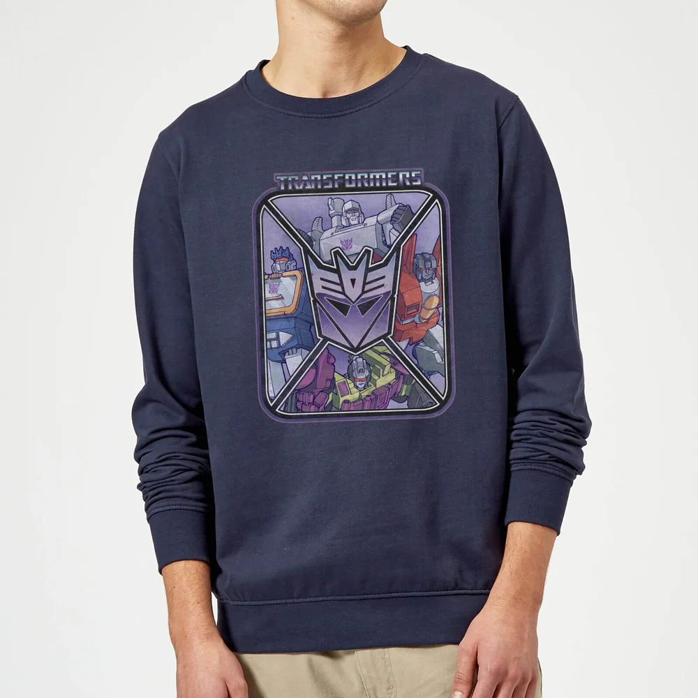 Transformers Decepticons Sweatshirt - Navy - S Image 1