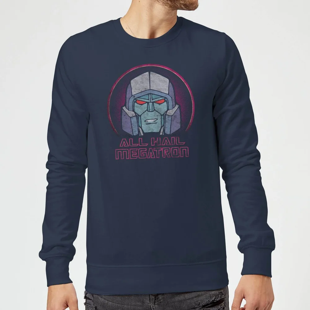 Transformers All Hail Megatron Sweatshirt - Navy - S Image 1