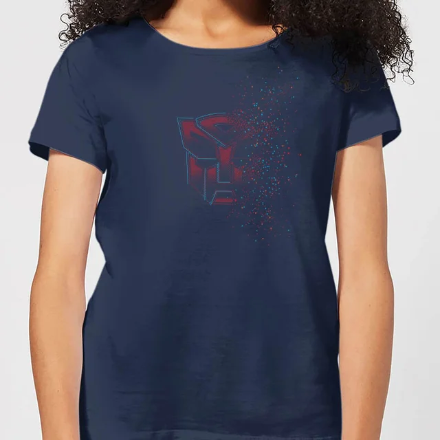 Transformers Autobot Fade Women's T-Shirt - Navy