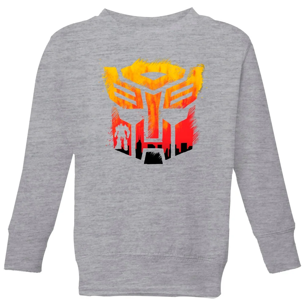 Transformers Autobot Symbol Kids' Sweatshirt - Grey - 3-4 Years Image 1