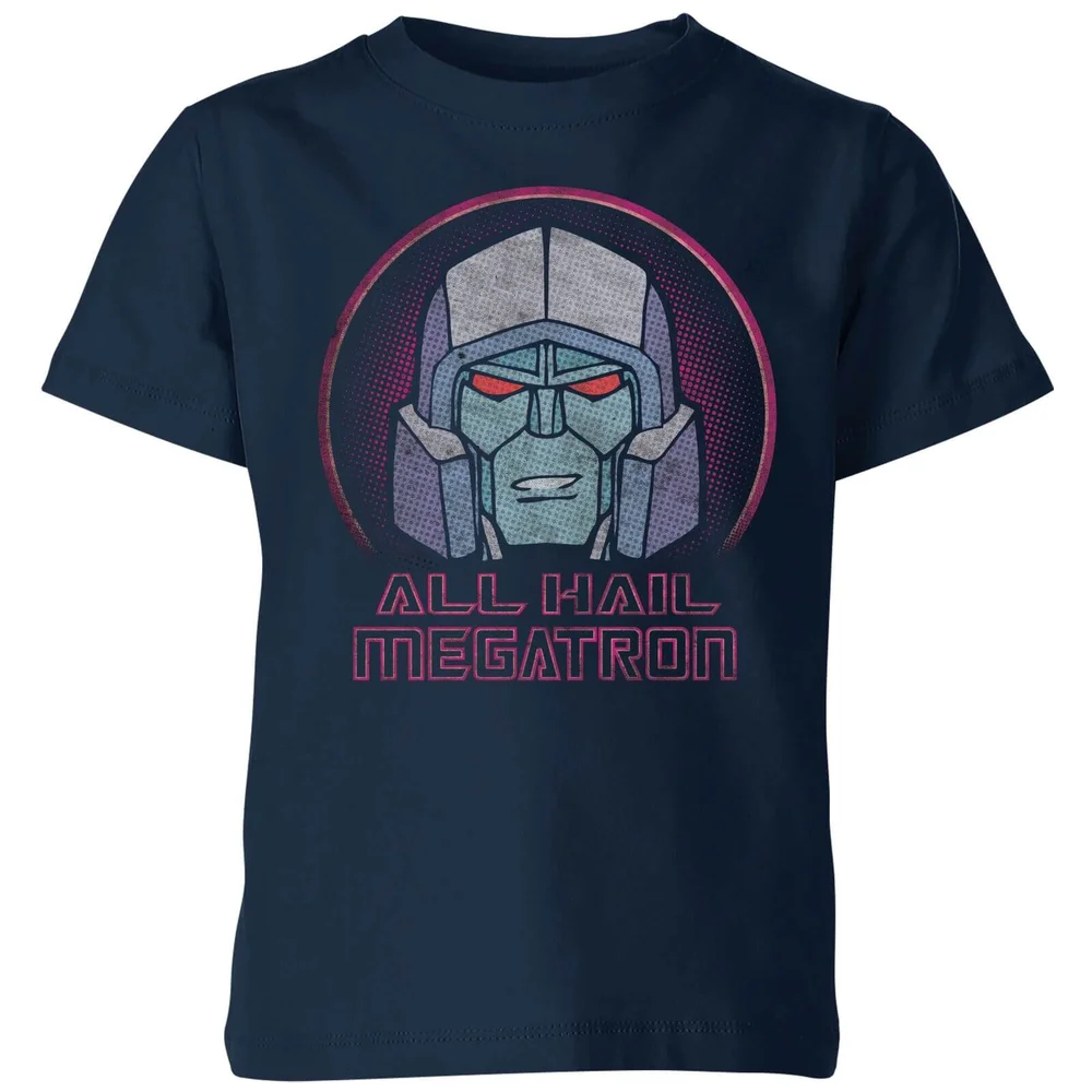 Transformers All Hail Megatron Kids' T-Shirt - Navy - 3-4 Years Image 1