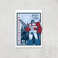 Transformers One Shall Stand Poster Art Print