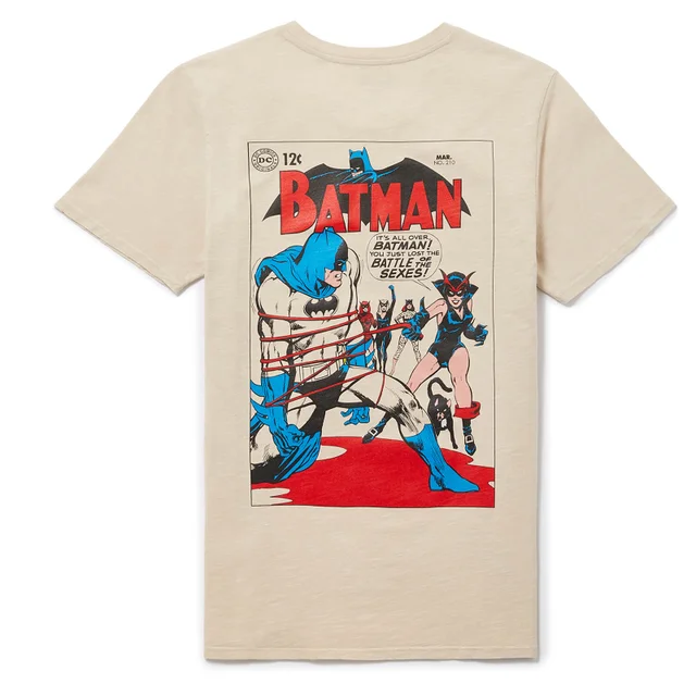 Batman 80th Anniversary 60s Vintage T-Shirt - White Vintage Wash