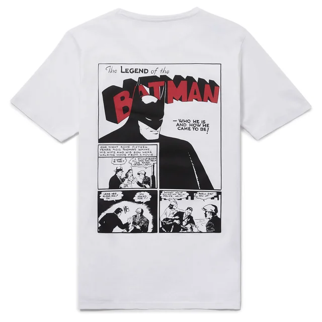 Batman 80th Anniversary 40s Legend T-Shirt - White