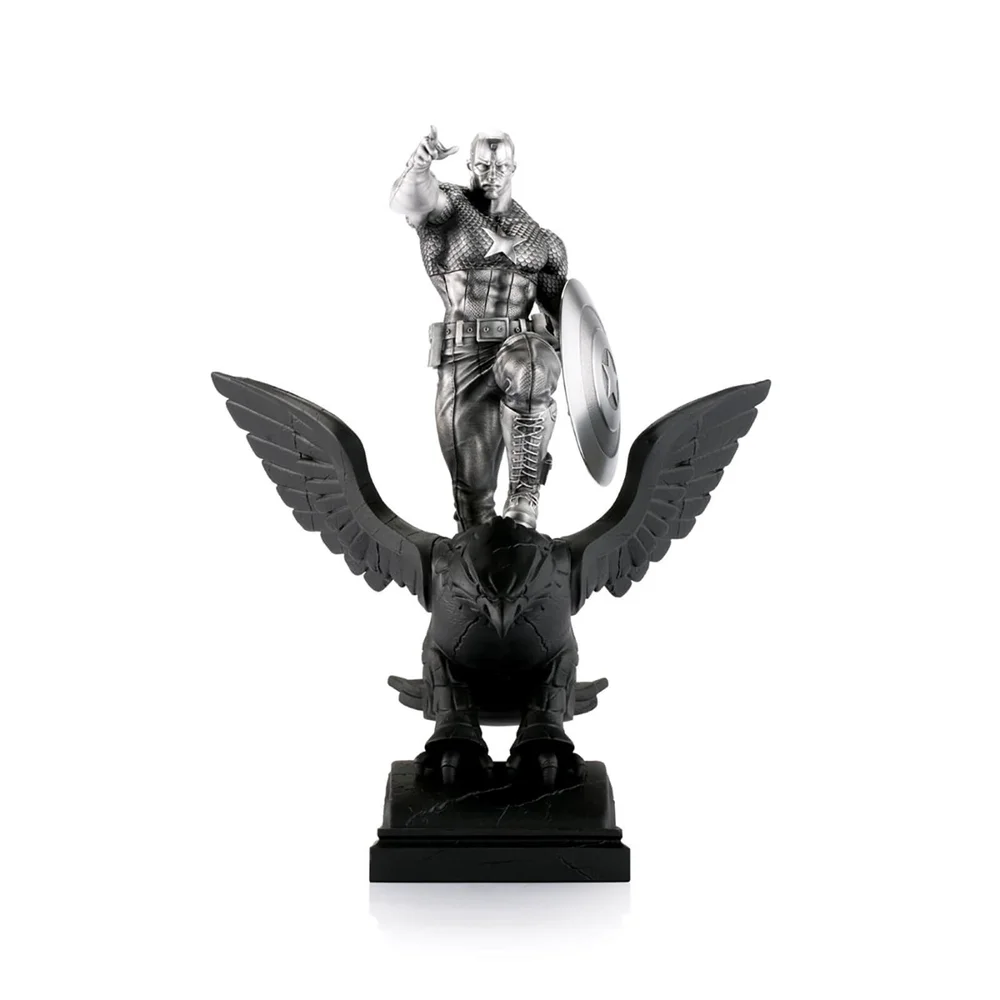 Royal Selangor Marvel Captain America Limited Edition Pewter Figurine 31.5cm Image 1