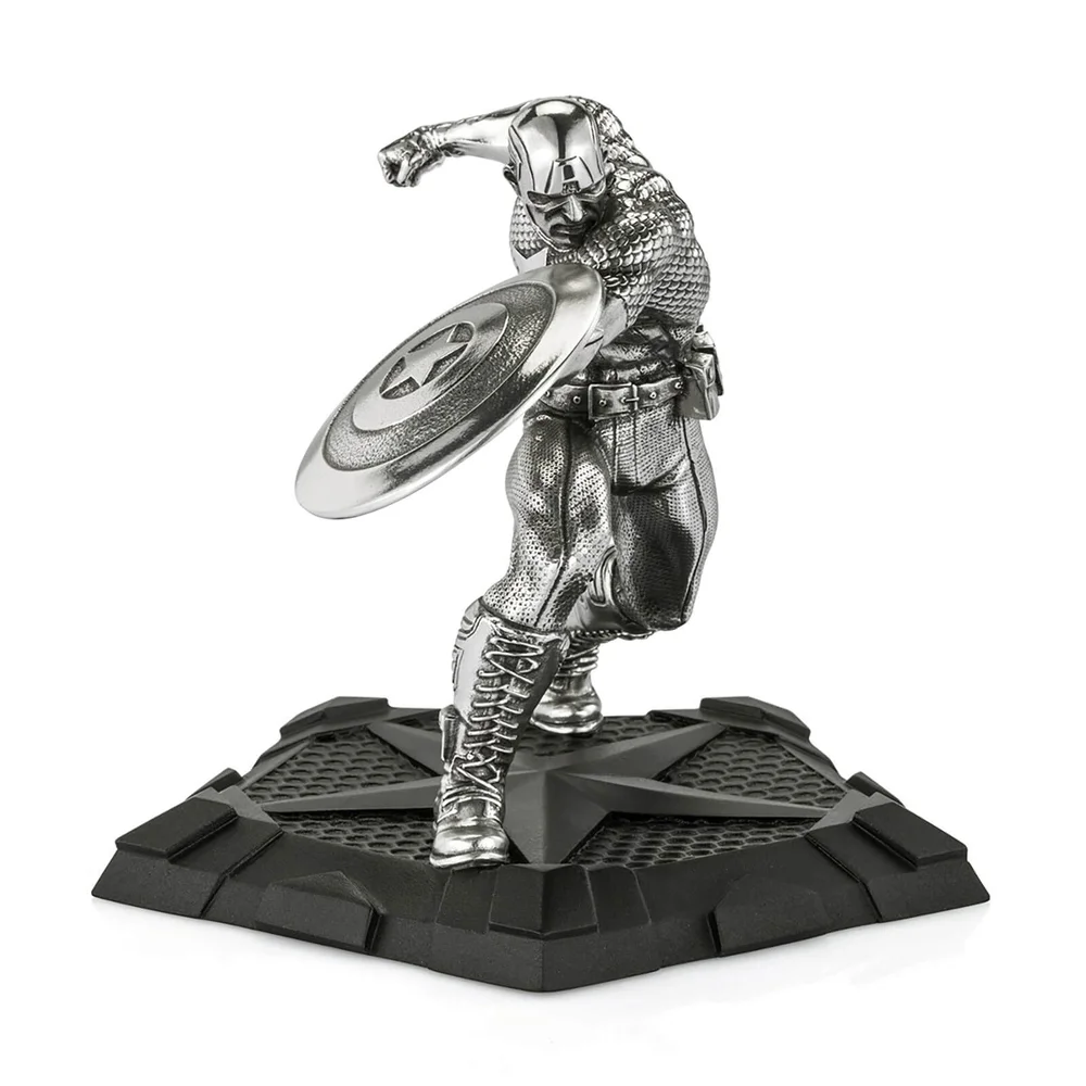Royal Selangor Marvel Captain America First Avenger Figurine 11.5cm Image 1