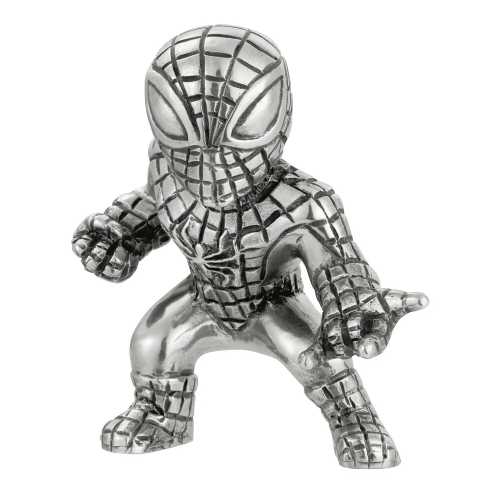 Royal Selangor Marvel Spider-Man Pewter Miniature Figurine 5cm Image 1