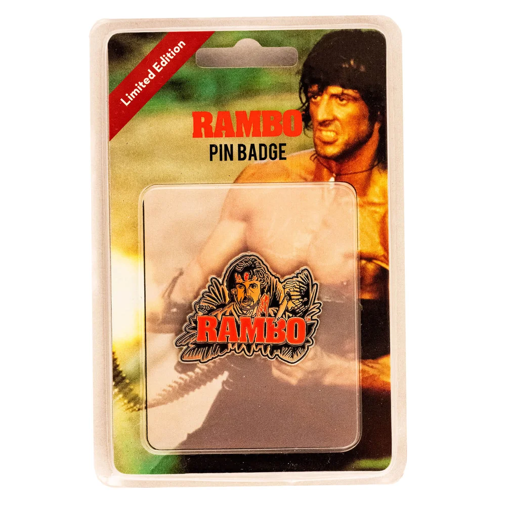 Rambo Limited Edition Enamel Pin Badge Image 1