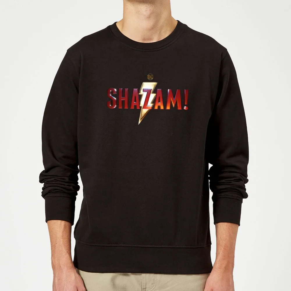 Shazam Logo Sweatshirt - Black - S Image 1