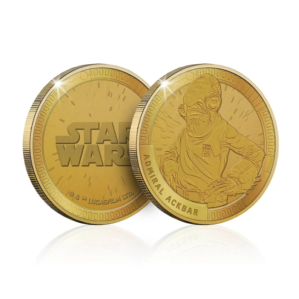 Collectible Star Wars Commemorative Coin: Admiral Ackbar - Zavvi Exclusive (Limited to 1000) Image 1