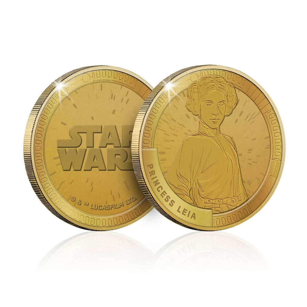 Collectible Star Wars Commemorative Coin: Princess Leia - Zavvi Exclusive (Limited to 1000) Image 1