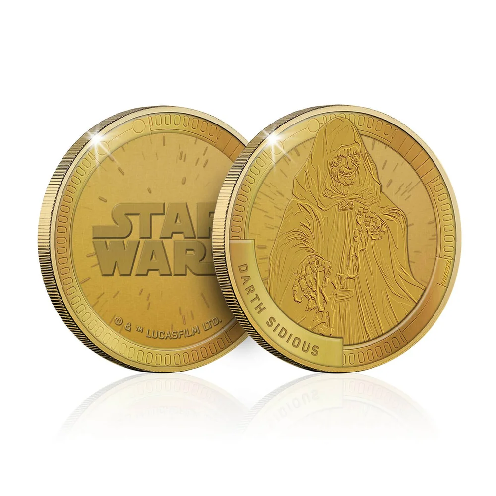 Collectible Star Wars Commemorative Coin: Darth Sidious - Zavvi Exclusive (Limited to 1000) Image 1