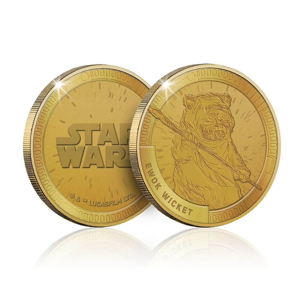 Collectible Star Wars Commemorative Coin: Ewok (Wicket) - Zavvi Exclusive (Limited to 1000) Image 1
