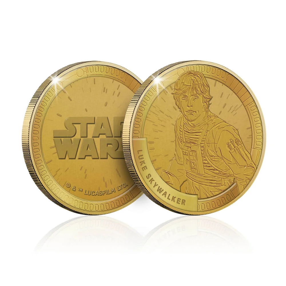 Collectible Star Wars Commemorative Coin: Luke Skywalker - Zavvi Exclusive (Limited to 1000) Image 1