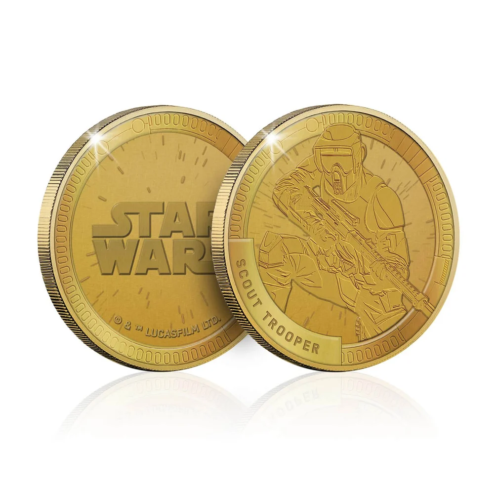 Collectible Star Wars Commemorative Coin: Scout Trooper - Zavvi Exclusive (Limited to 1000) Image 1