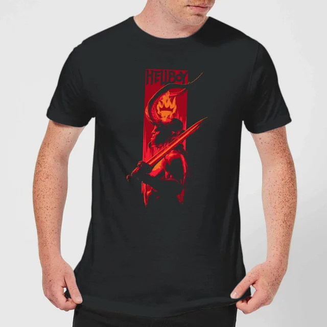 Hellboy Hail To The King Men's T-Shirt - Black