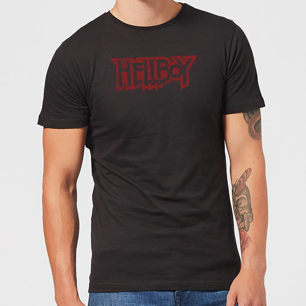 Hellboy Logo Men's T-Shirt - Black - 5XL Image 1