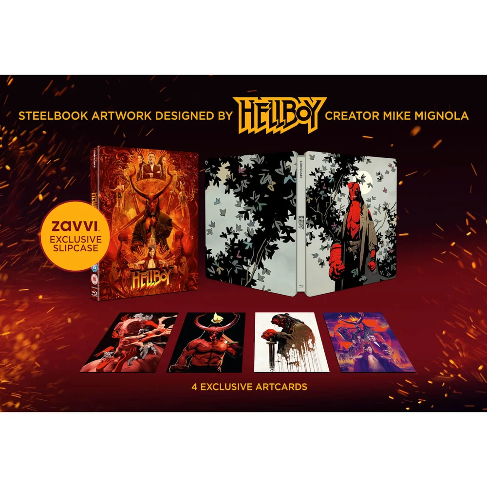 Hellboy 4K Ultra HD (Includes 2D Blu-ray) – Zavvi UK Exclusive Steelbook Image 1