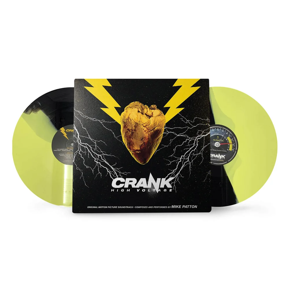 Crank: High Voltage (Black and Yellow Variant) Vinyl 2LP - Zavvi Exclusive Image 1