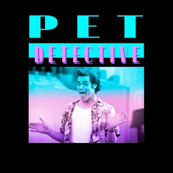 Ace Ventura Neon Men's T-Shirt - Black