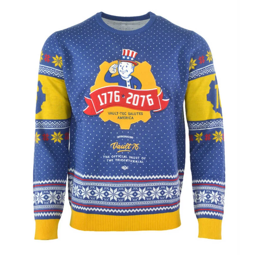 Fallout 76 Knitted Christmas Jumper - S Image 1