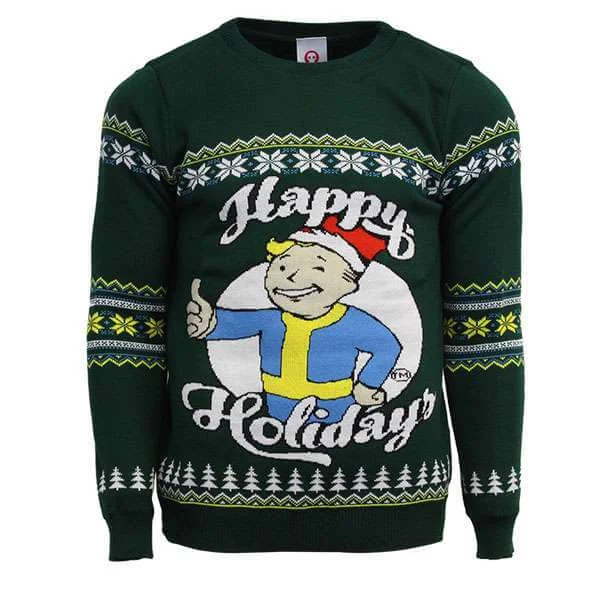 Fallout Happy Holidays Knitted Christmas Sweater - XS Image 1