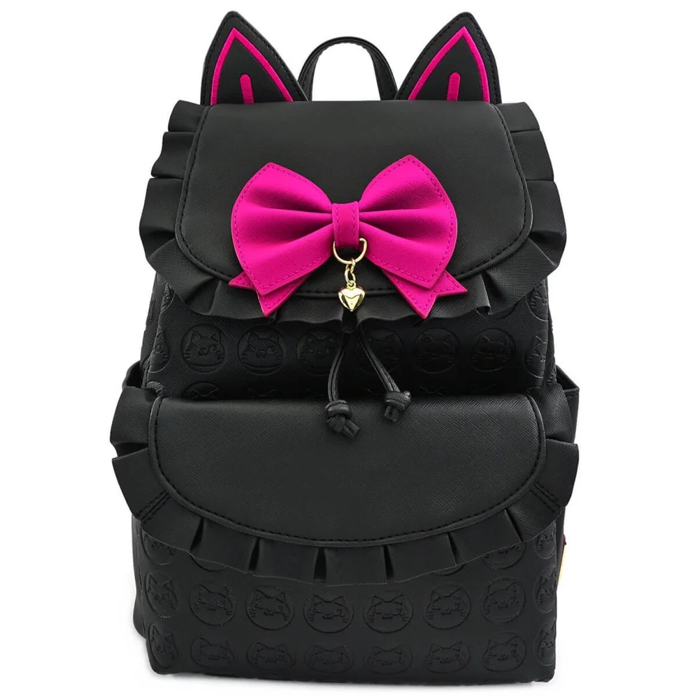 Loungefly Overwatch Faux Leather Drawstring Mini Backpack Image 1