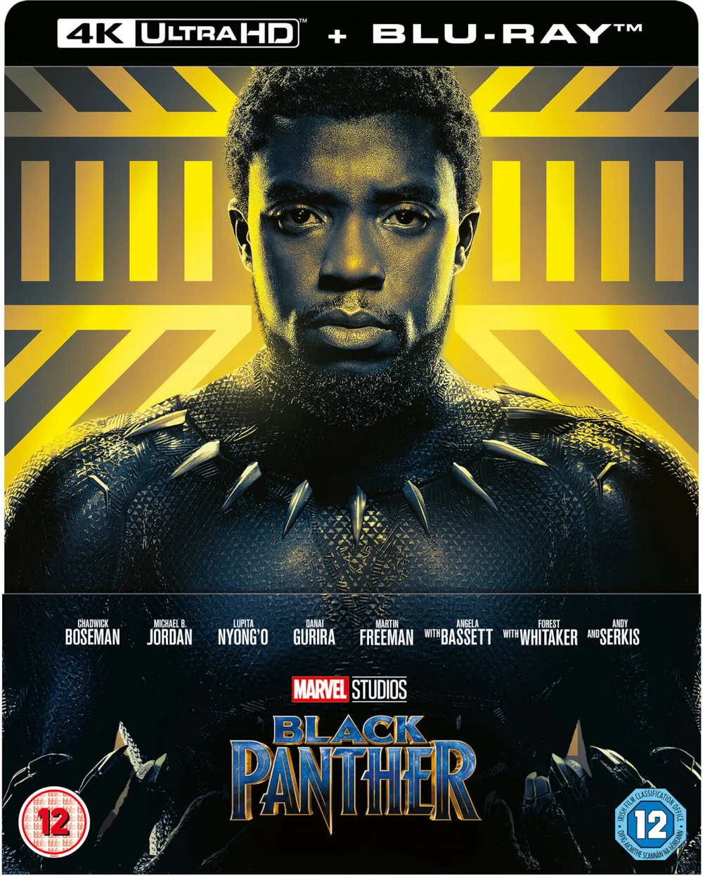 Black Panther 4K Ultra HD (Includes 2D Blu-ray) – Zavvi UK Exclusive Lenticular Edition Steelbook Image 1