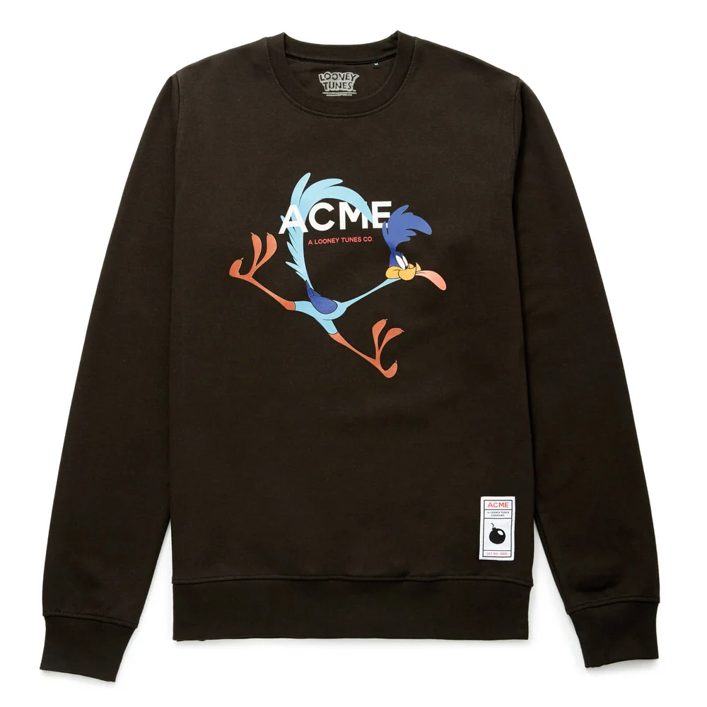 Looney Tunes ACME Capsule Road Runner Tongue Sweatshirt - Black - S Image 1