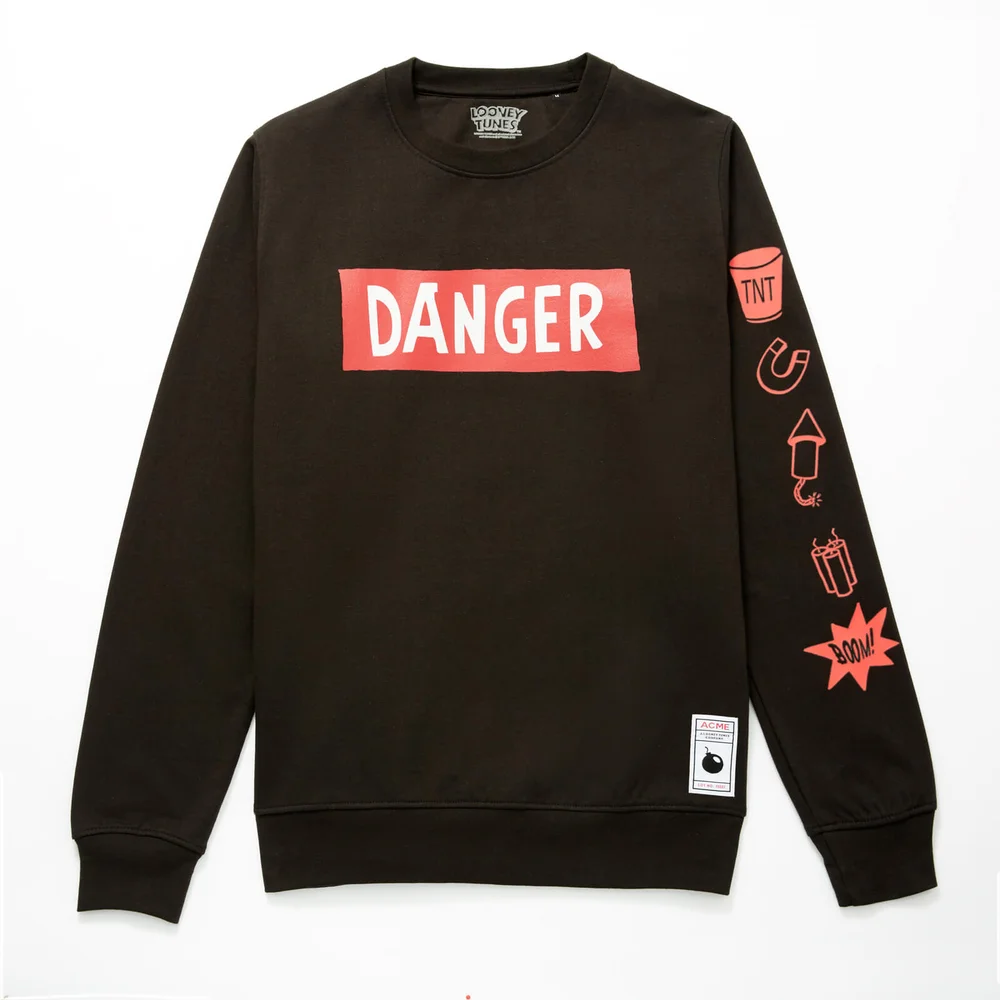 Looney Tunes ACME Capsule Danger Sweatshirt - Black - S Image 1