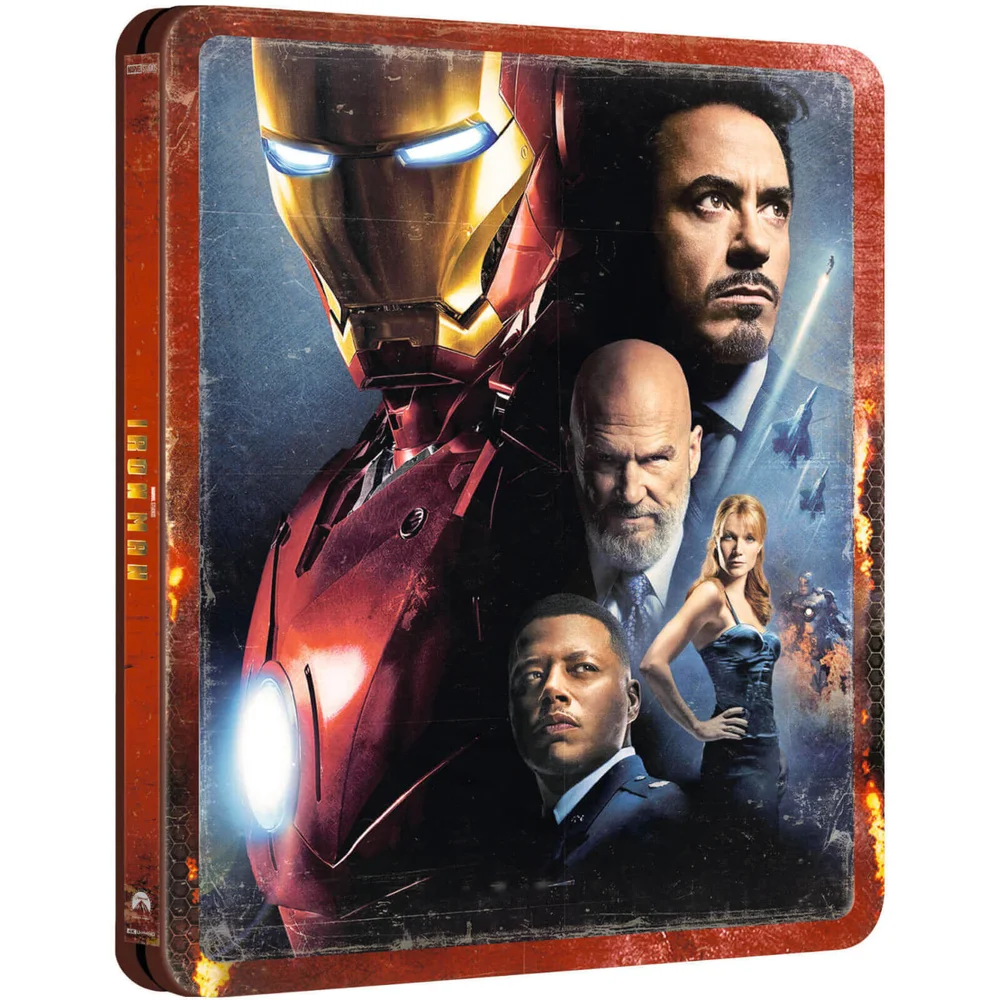 Iron Man - 4K Ultra HD (includes 2D Blu-ray) Zavvi UK Exclusive Steelbook Image 1