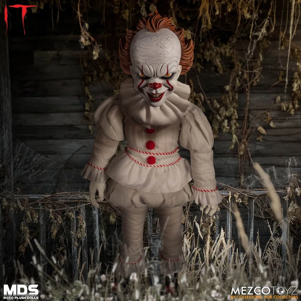 Mezco Mds Roto Plush It (2017): Pennywise Doll Image 1