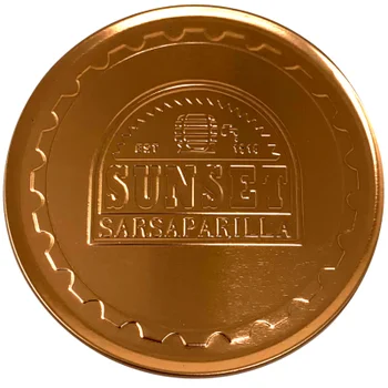 Fallout Sunset Sarsaparilla Metal Coasters