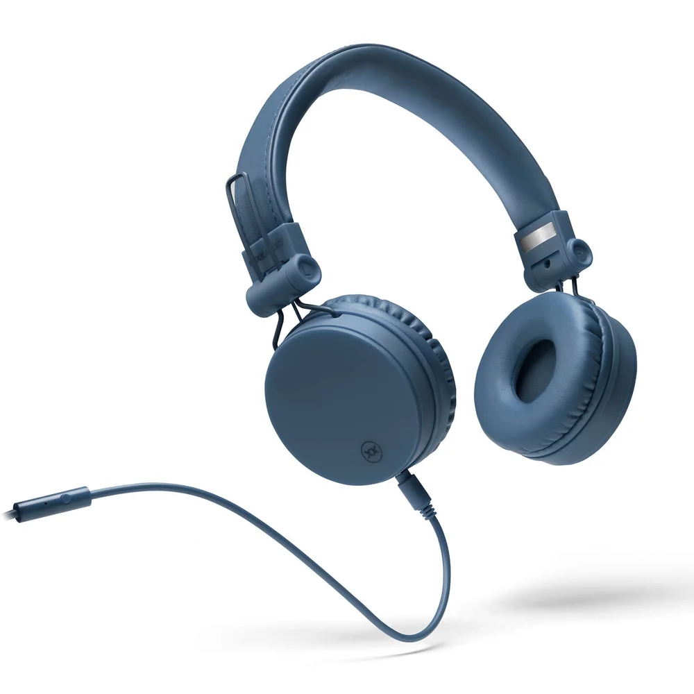 Mixx OX1 Wired 3.5mm Stereo Headphones - Blue Image 1