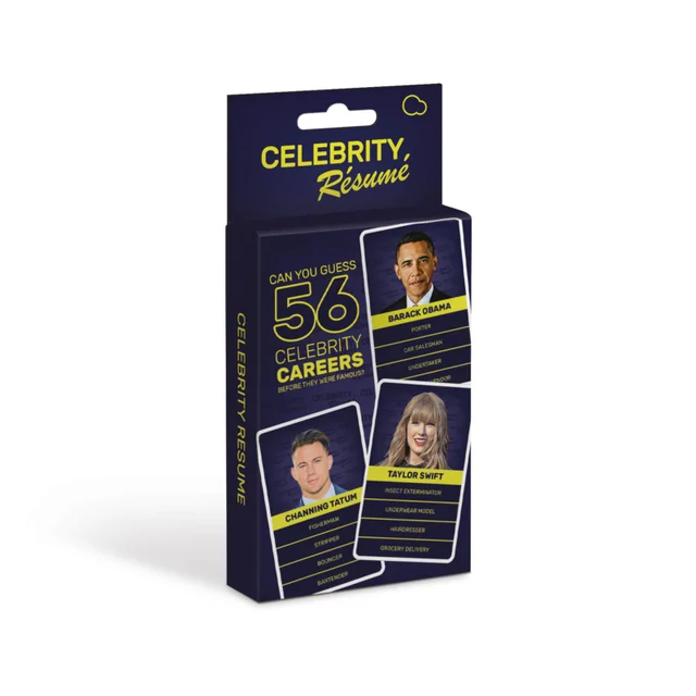 Celebrity Resume Card Game