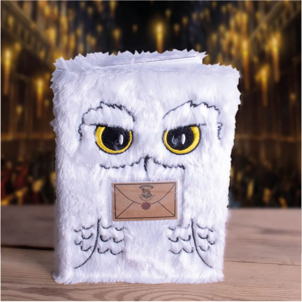 Hedwig A5 Plush Notebook Image 1