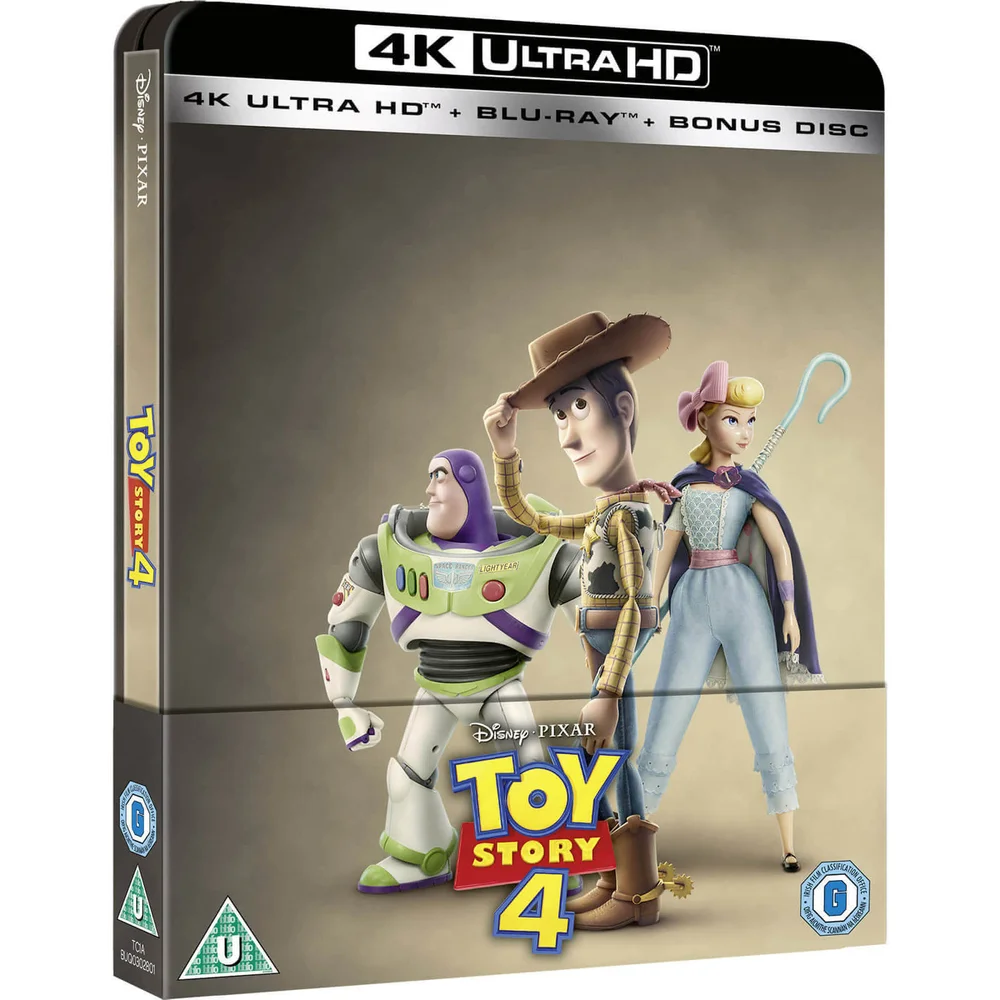 Toy Story 4 4K Ultra HD (Includes 2D Blu-Ray) - Zavvi UK Exclusive Steelbook Image 1