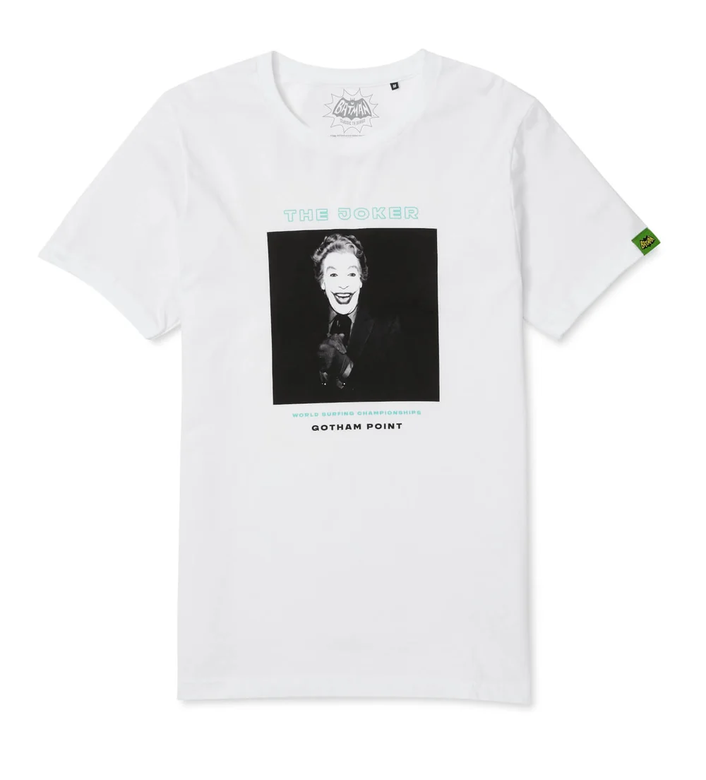 Batman Surf The Joker T-Shirt - White - S Image 1