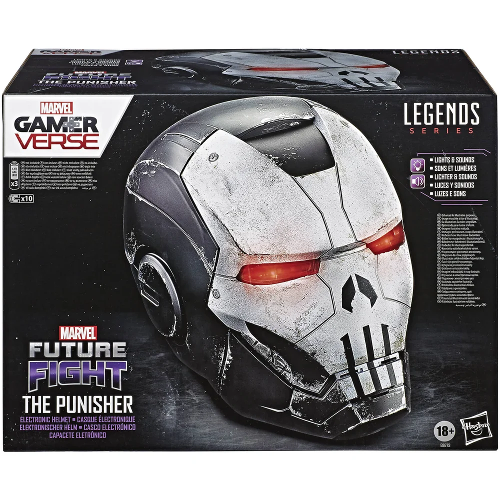 Hasbro Marvel Legends Gamerverse Punisher War Machine Helmet Prop Replica Image 1