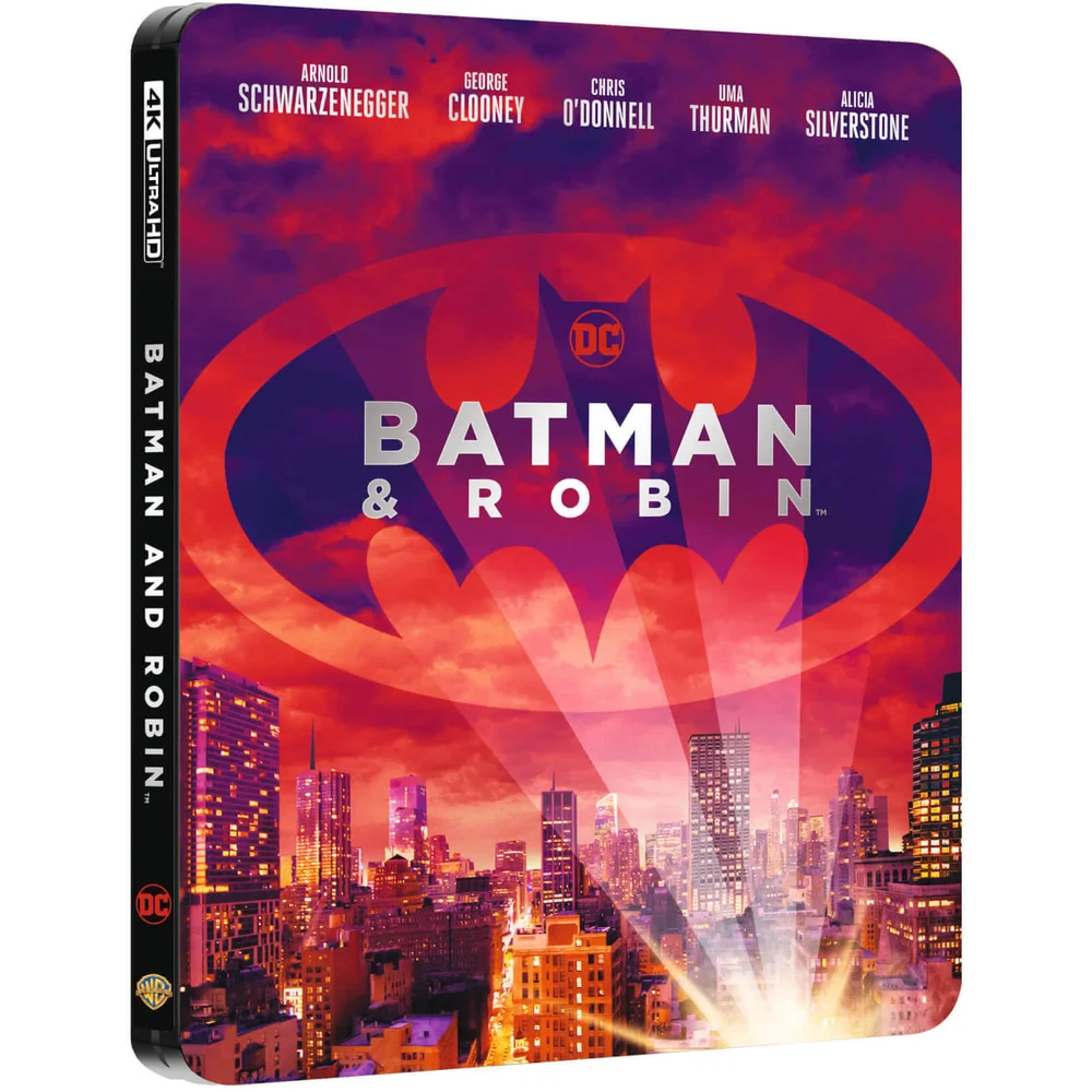 Batman & Robin - 4K Ultra HD Zavvi UK Exclusive Steelbook (Includes 2D Blu-ray) Image 1