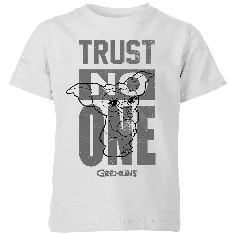 Gremlins Trust One Mogwai Kids' T-Shirt - Grey - 3-4 Years Image 1