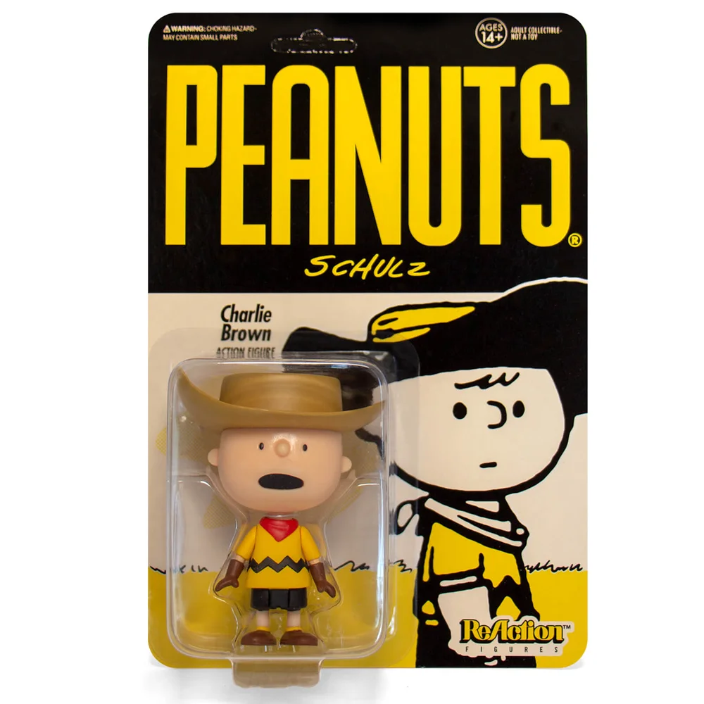 Super7 Peanuts ReAction Figure - Cowboy Charlie Brown Image 1