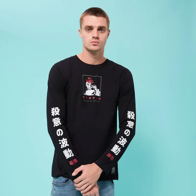 Street Fighter Arcade Akuma Long Sleeved Unisex T-Shirt - Black