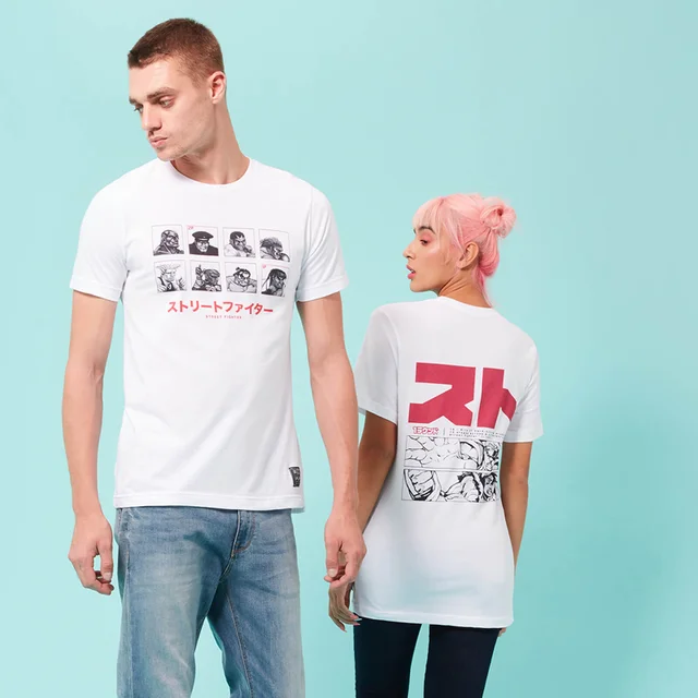 Street Fighter Arcade Vs. Unisex T-Shirt - White