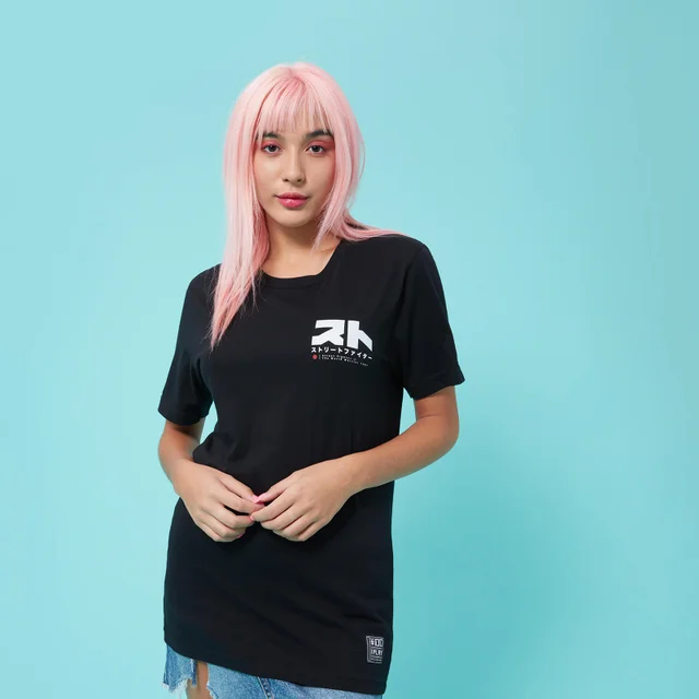 Street Fighter Arcade Panels Unisex T-Shirt - Black