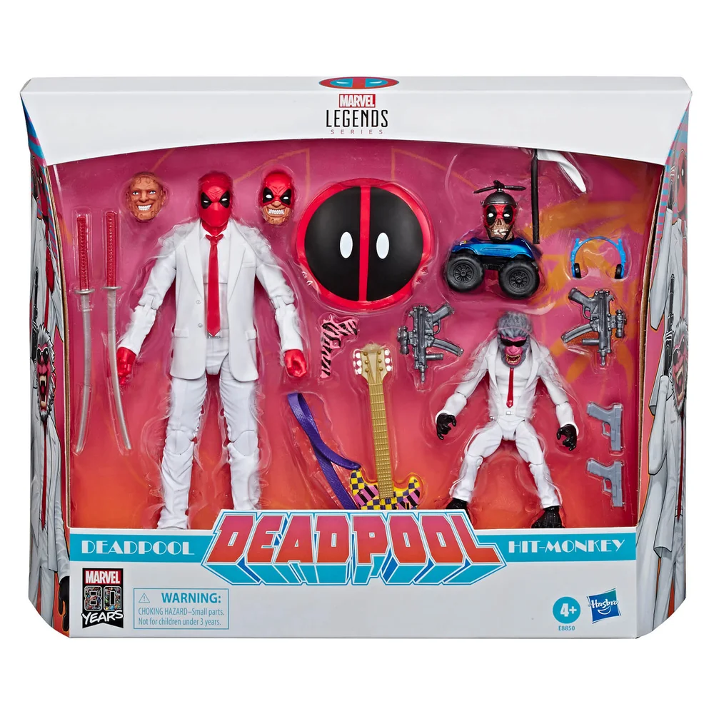 Marvel Legends Series 80th Anniversary Deadpool and Hit-Monkey (2 Pack) Image 1